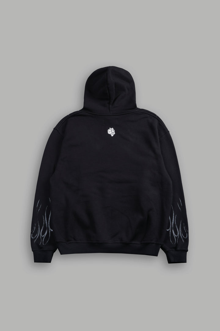 Darc Blossom Pierce Hoodie in Black
