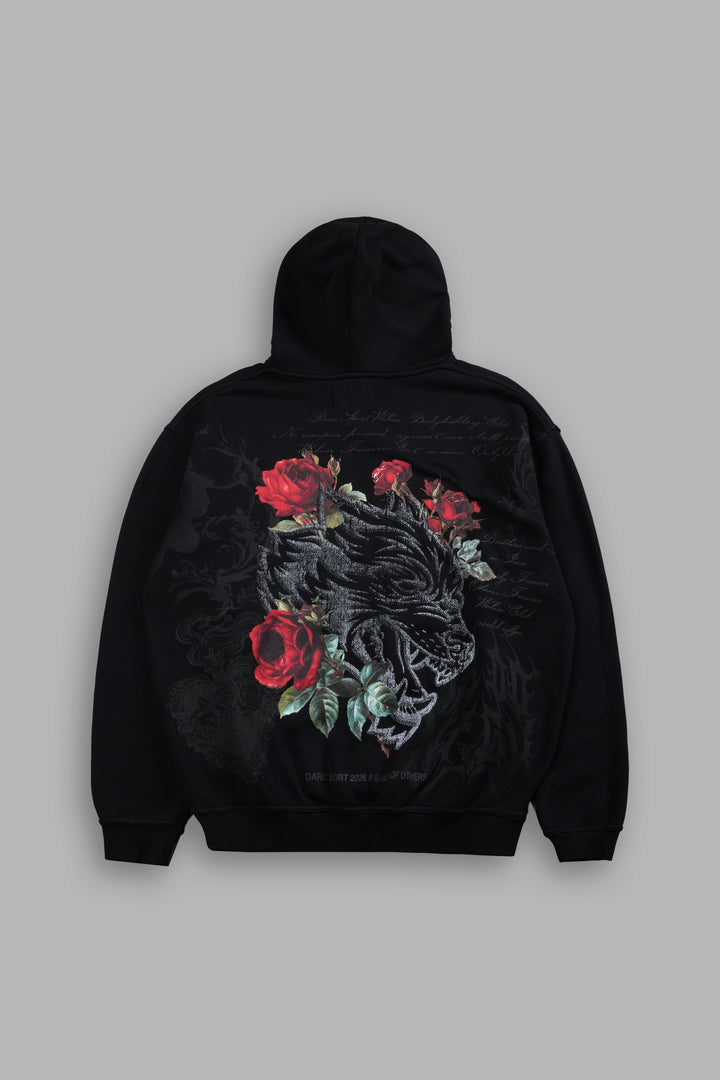 Nocturne Bloom "Pierce" Hoodie in Black