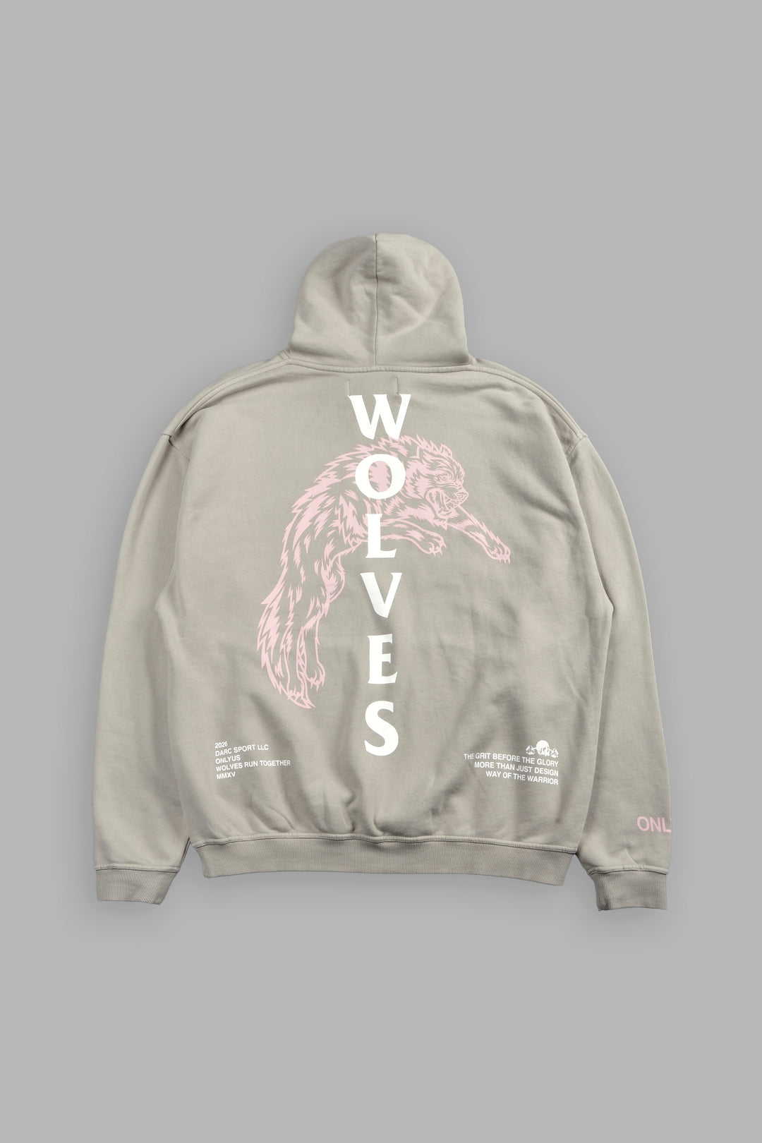 Leap Of Faith V2 Bishop Hoodie In Cactus Gray