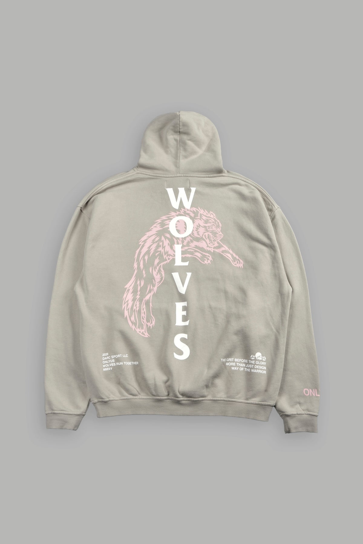 Leap Of Faith V2 Bishop Hoodie In Cactus Gray