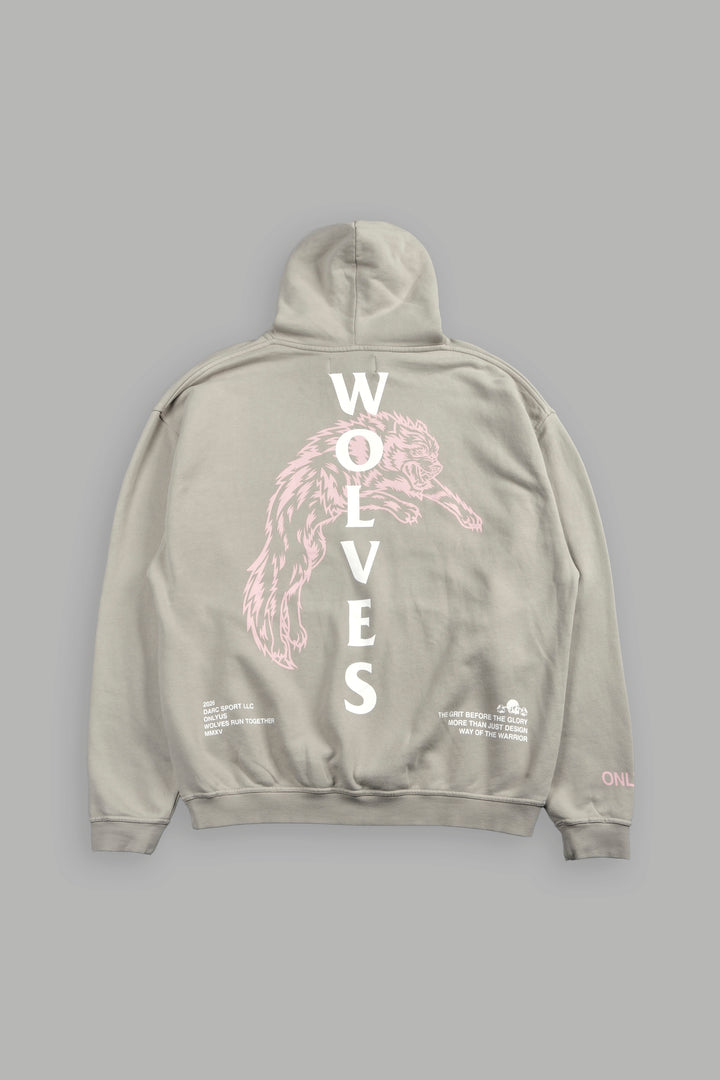 Leap Of Faith V2 Bishop Hoodie In Cactus Gray