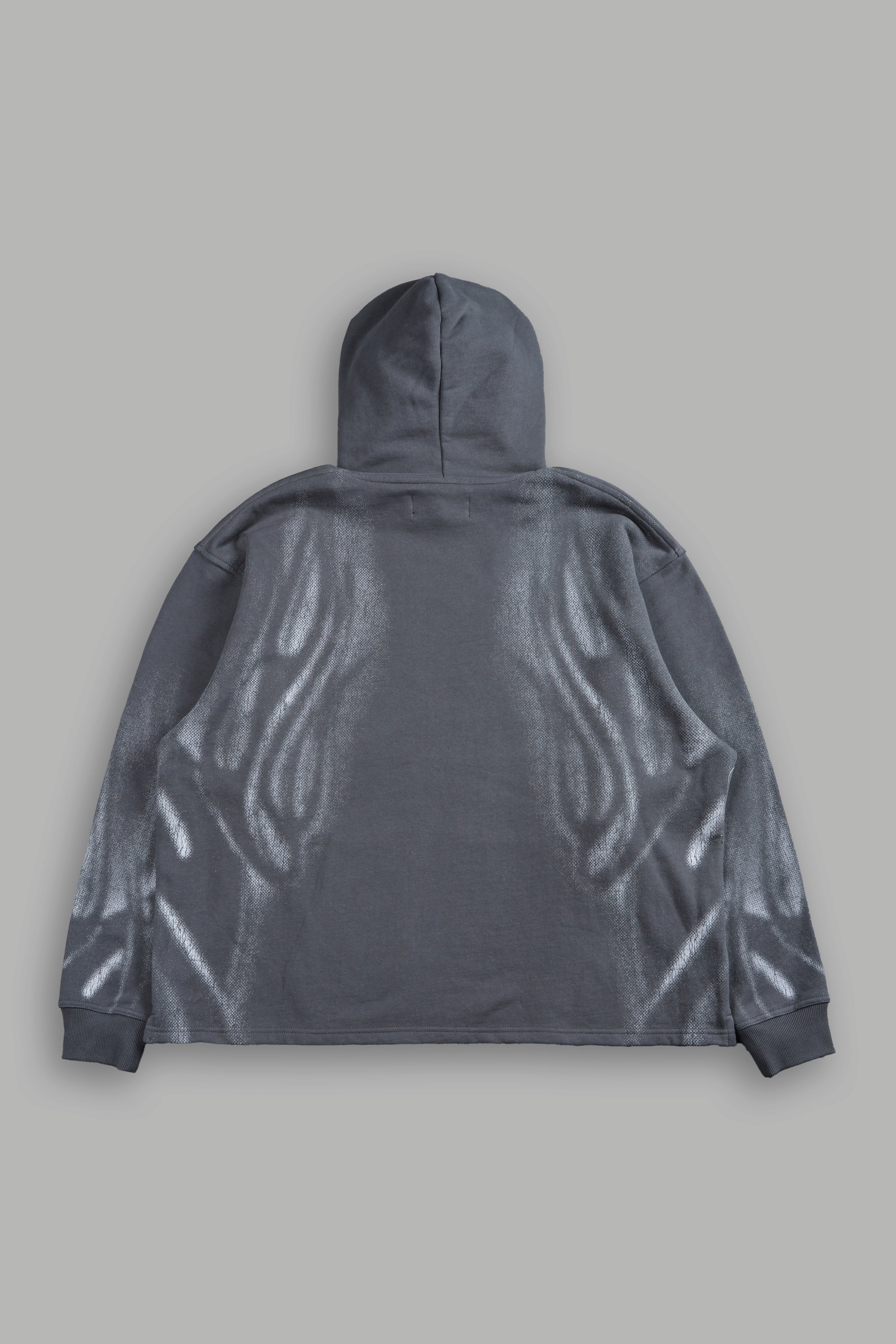 Dark Flame Moaty Hoodie in Slate Gray