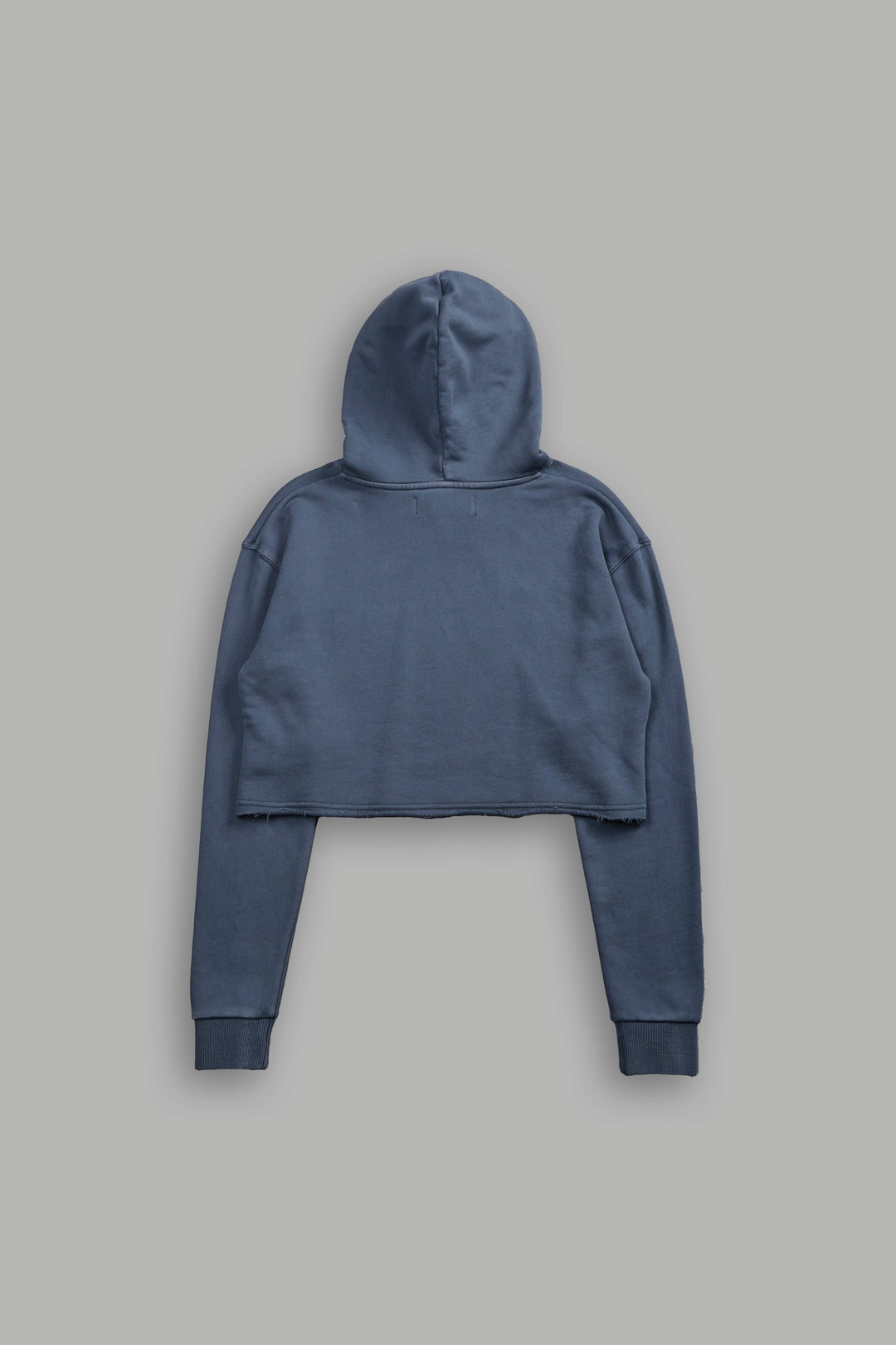 Gritty "Pierce" (Cropped) Hoodie in Darc Blue