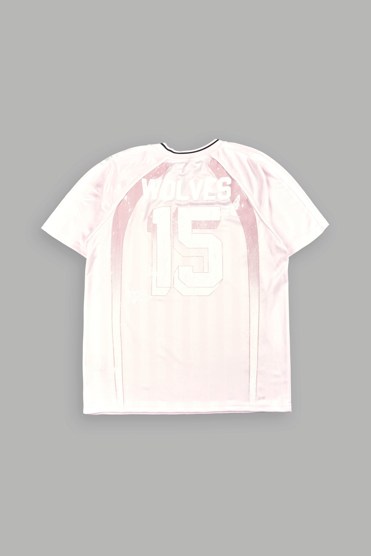 She Wolves Club She Oversized Soccer Jersey In Blush Pink