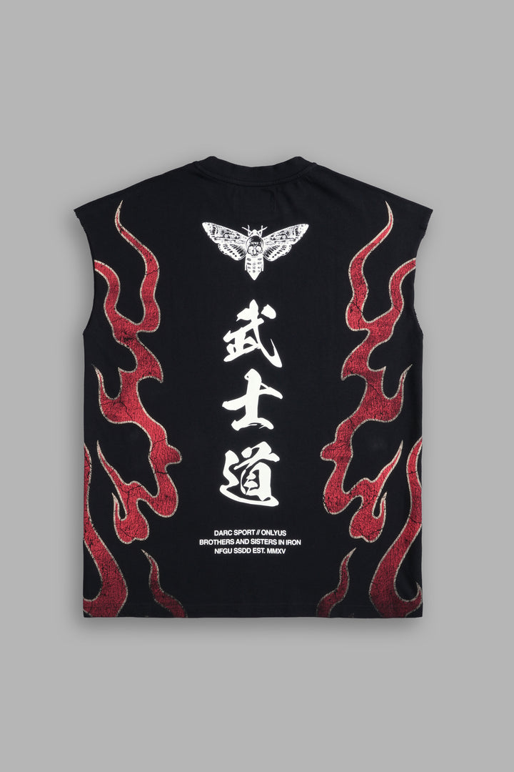 Okami Wolf "Premium" Muscle Tee in Black