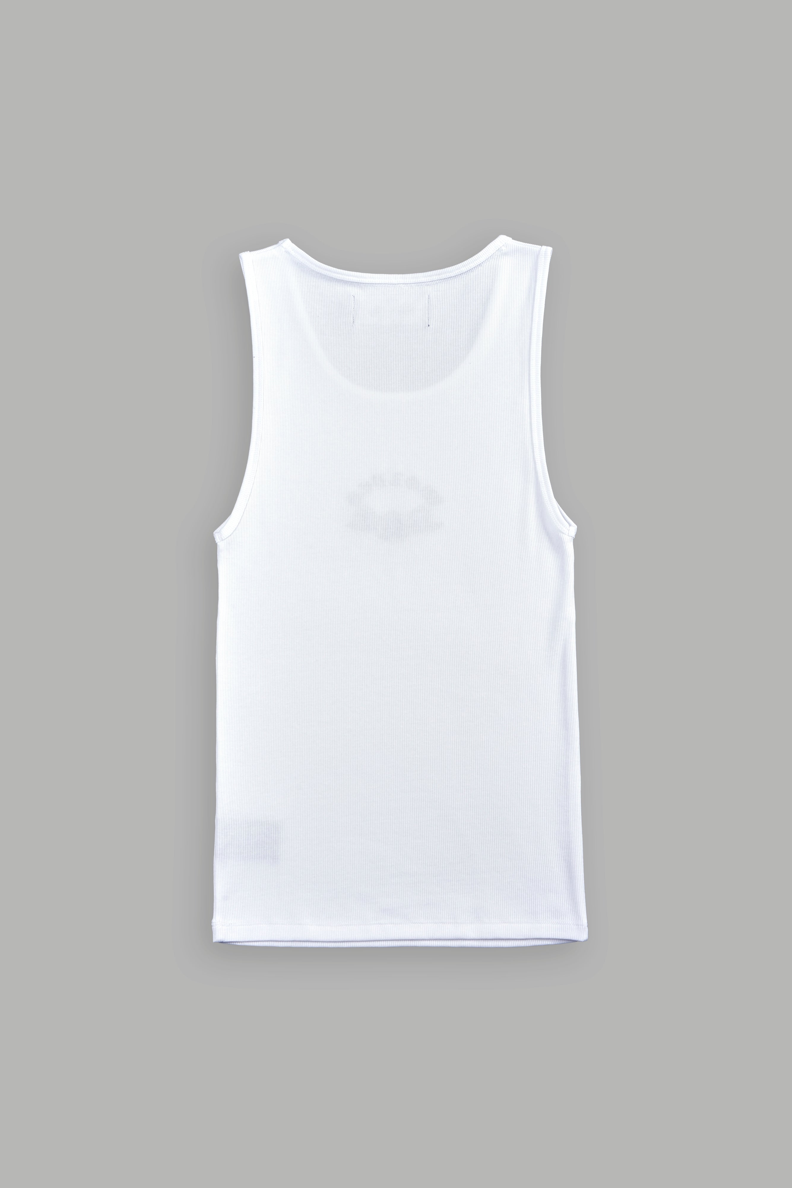 VD Chopper Ribbed Tank V2 in White – DarcSport