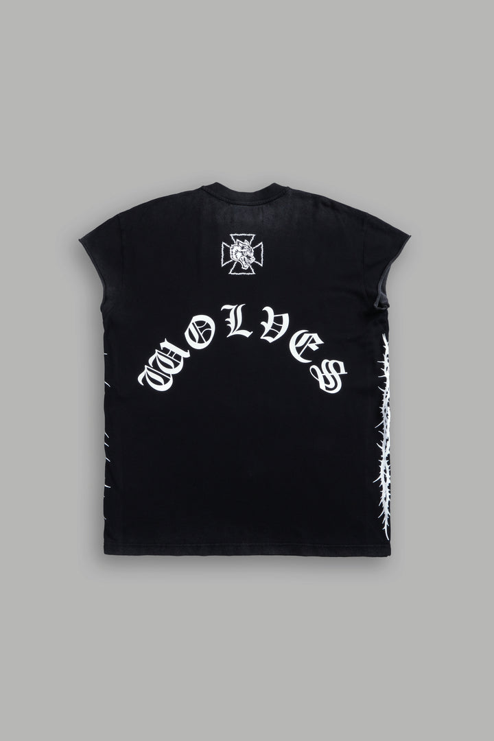 Ascend "Premium" Cap Sleeve Tee in Black