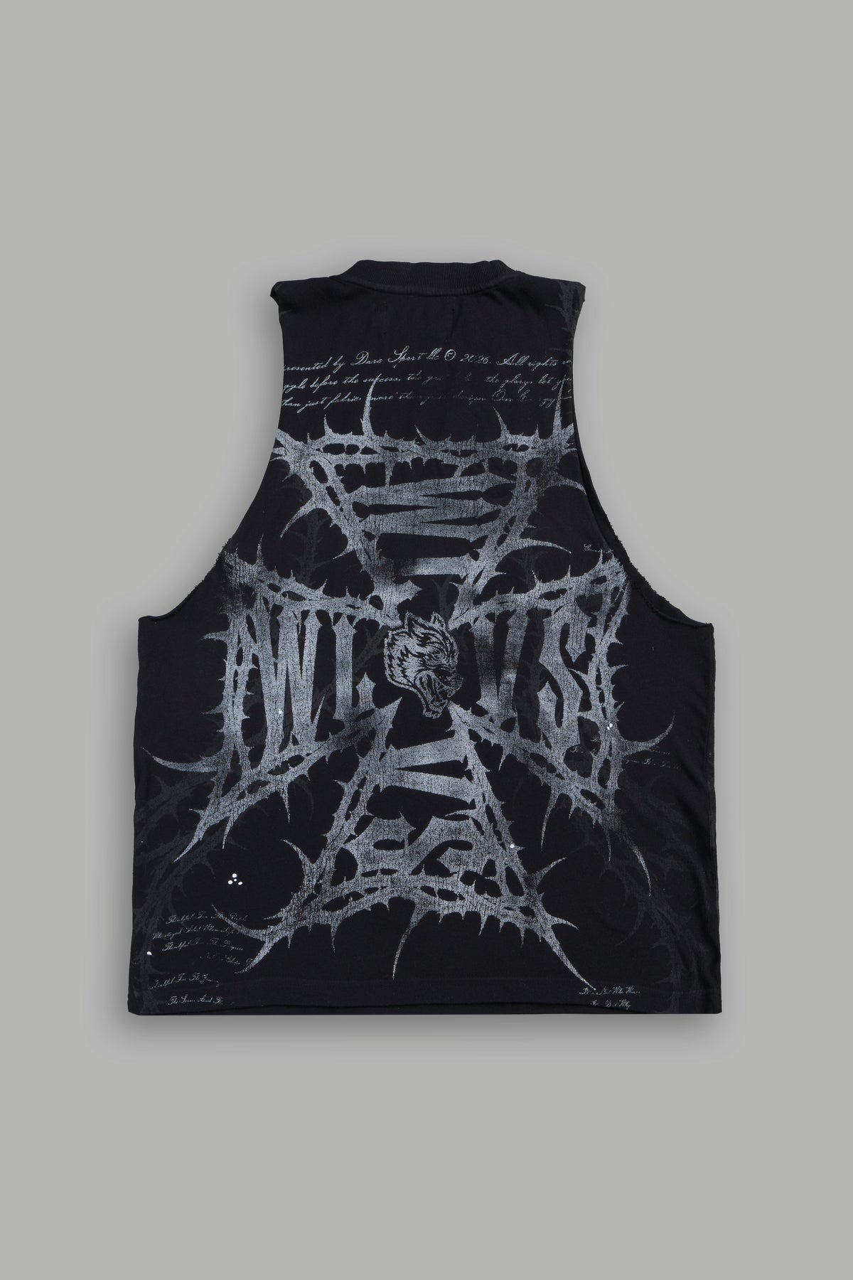 Thorns Frvr Tommy Muscle Tee In Black