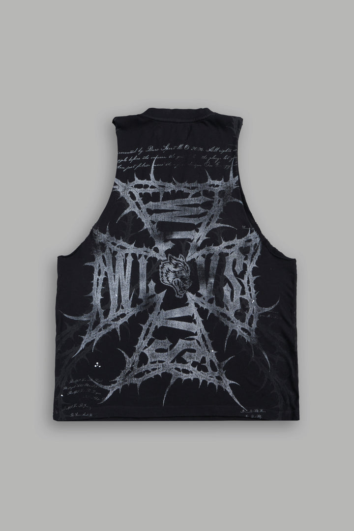 Thorns Frvr Tommy Muscle Tee In Black