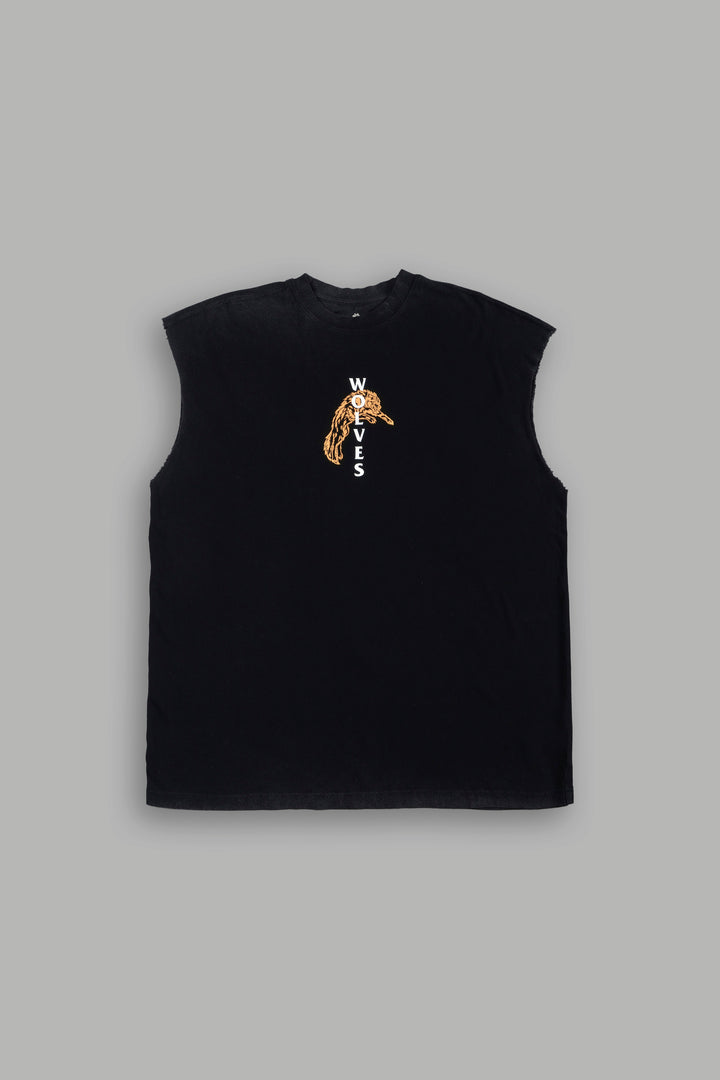 Leap Of Faith V2 Premium Muscle Tee In Black
