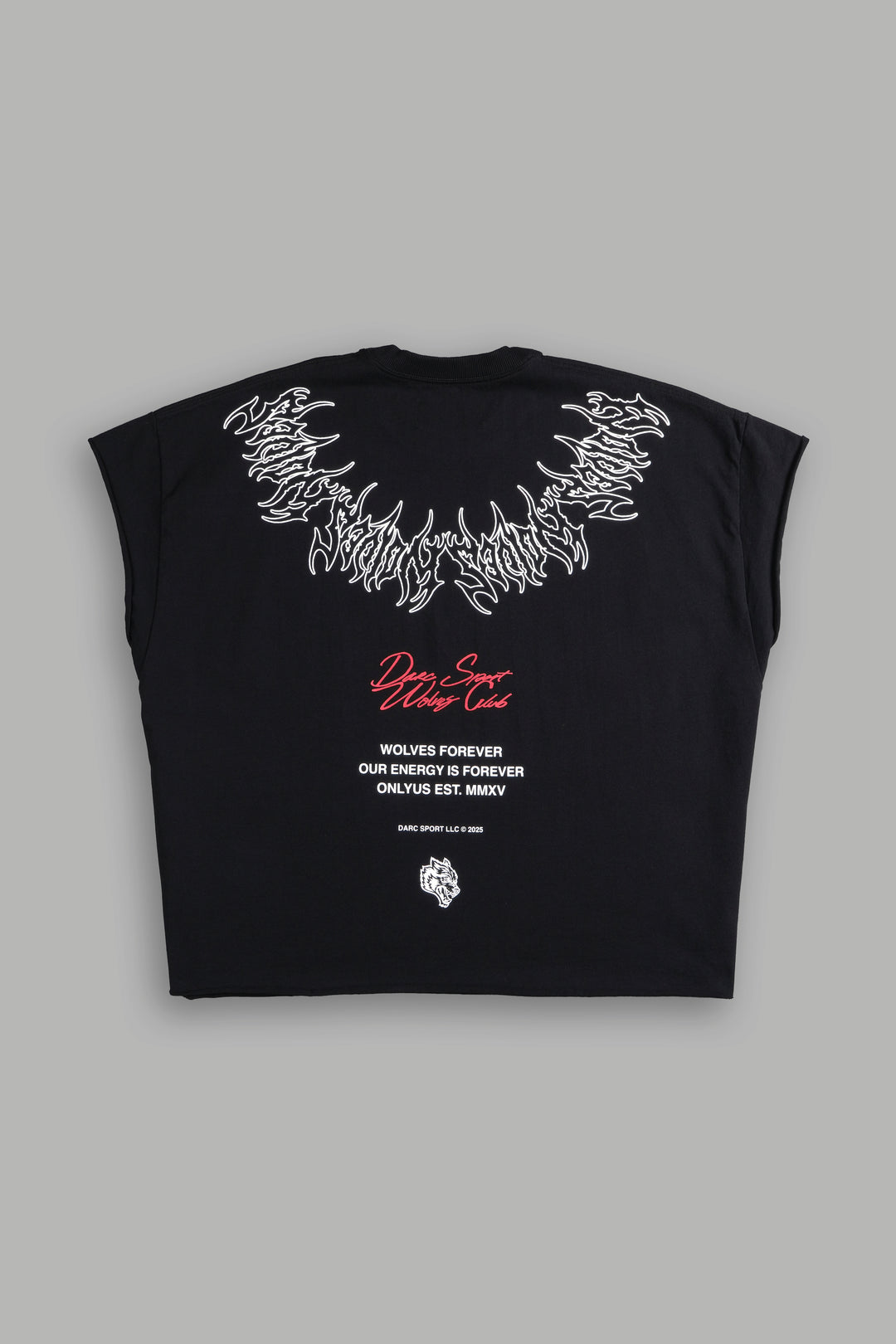 Darc Core "Grunge" Cut Off Tee in Black