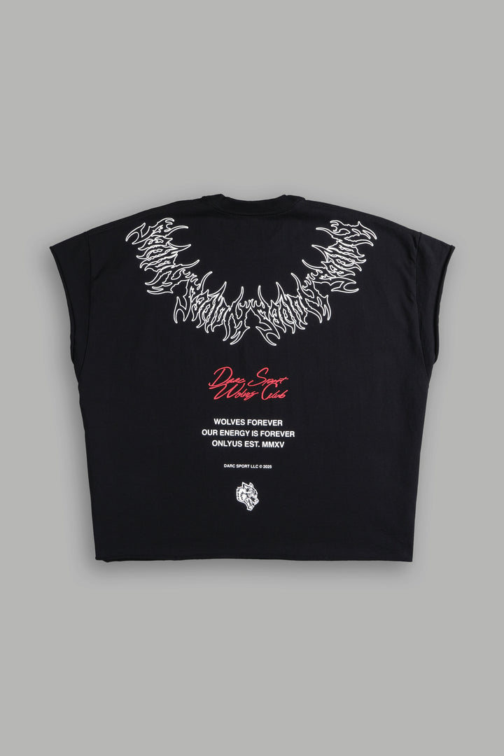Darc Core "Grunge" Cut Off Tee in Black