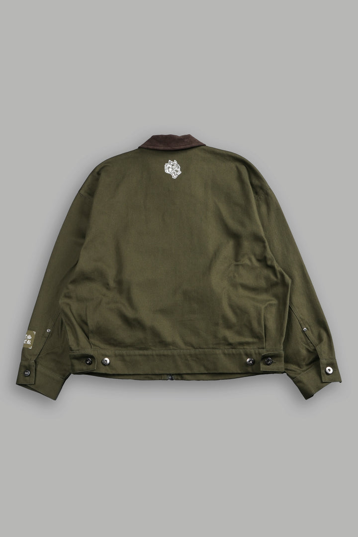 Wolves Forever Dillon Jacket in Olive