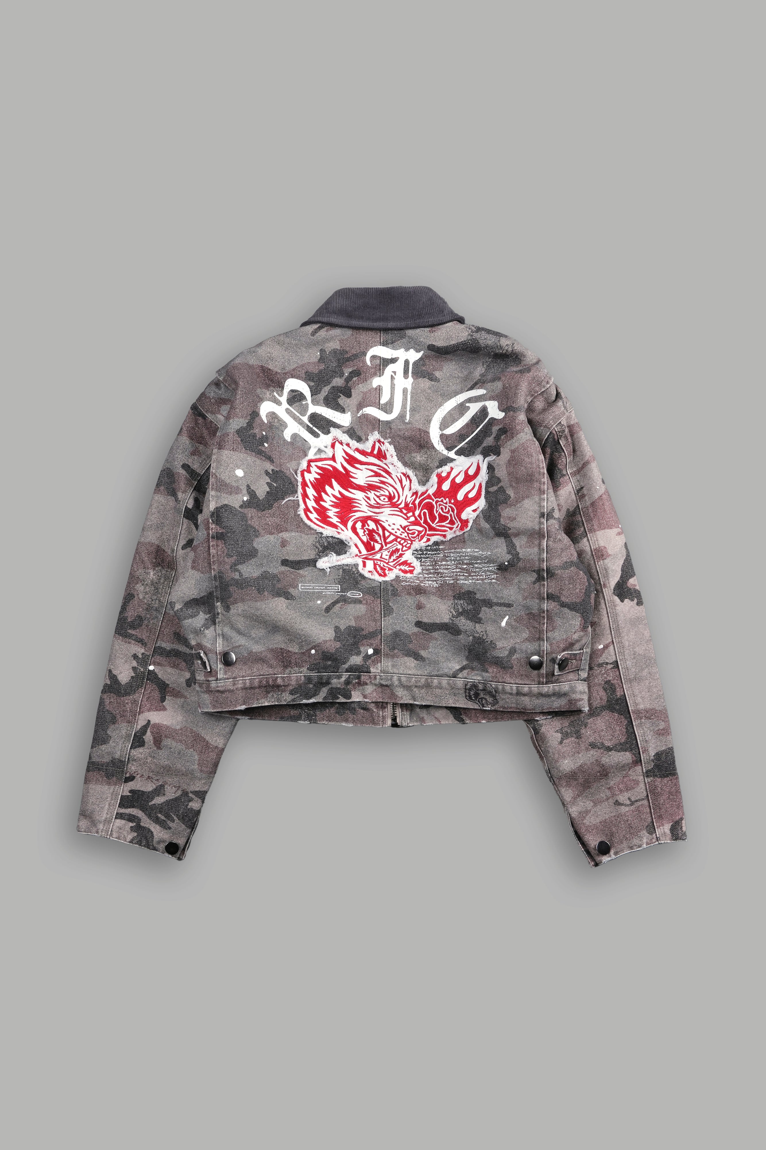 Wolves Among Roses Wayland Cropped Jacket in Blooming