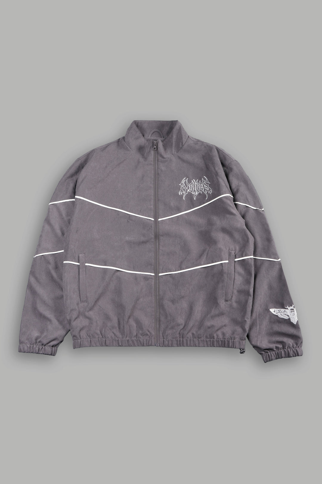 Hesh Forever V2 Darby Track Jacket In Wolf Gray