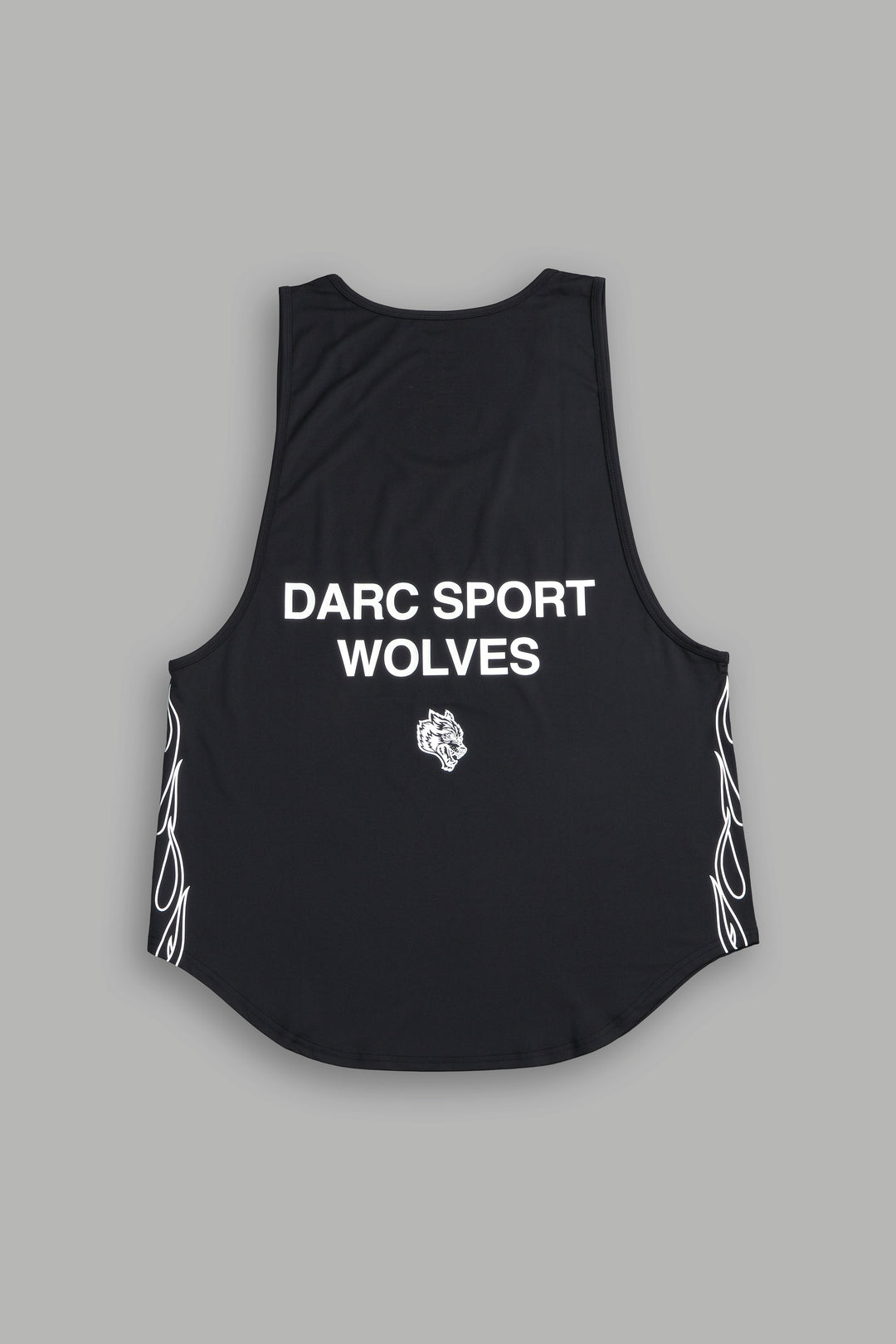 Moth From Above "Dry Wolf" (Drop) Tank in Black