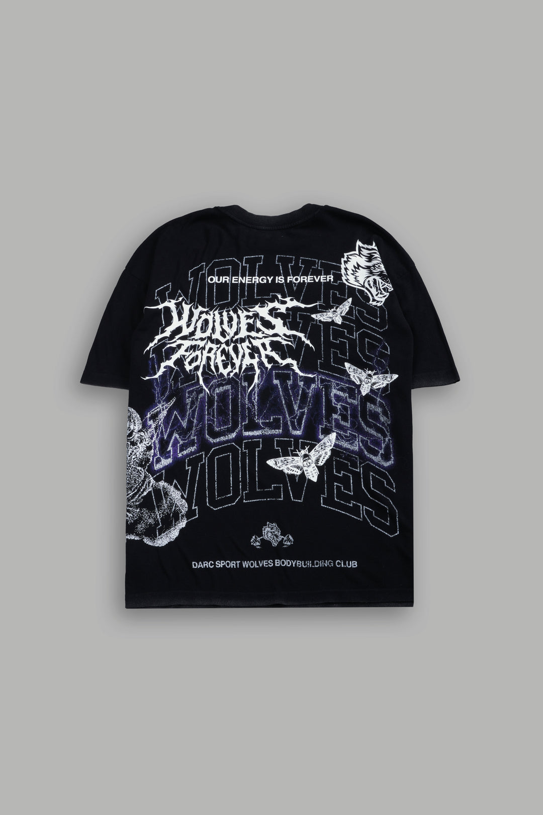 Work In Silence NFGU Premium Oversized Tee in Black