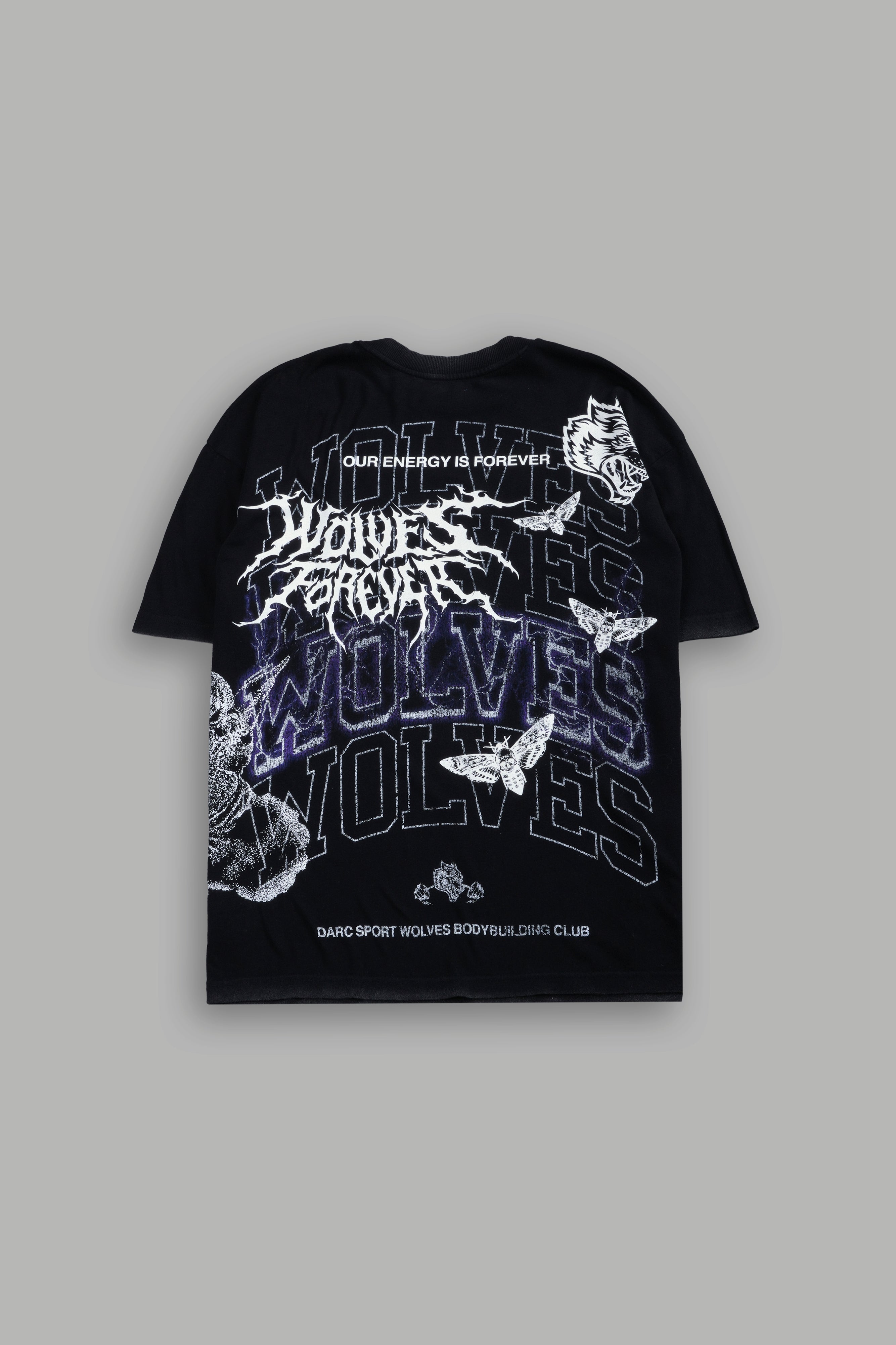 Work In Silence NFGU Premium Oversized Tee in Black
