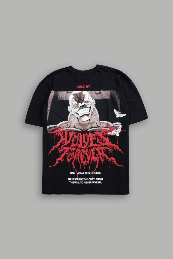 Jack Hammer "Premium" Oversized Tee in Black