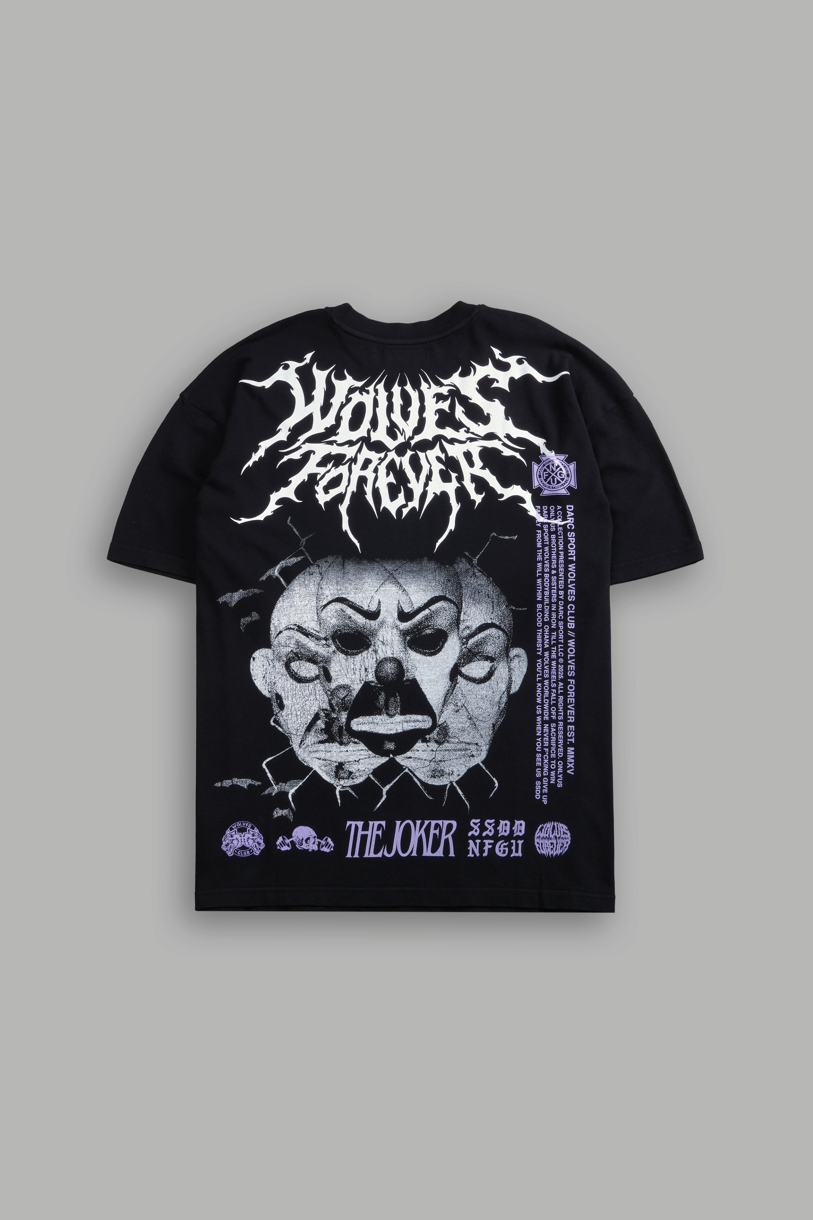 Darkness Descends "Premium" Oversized Tee in Black
