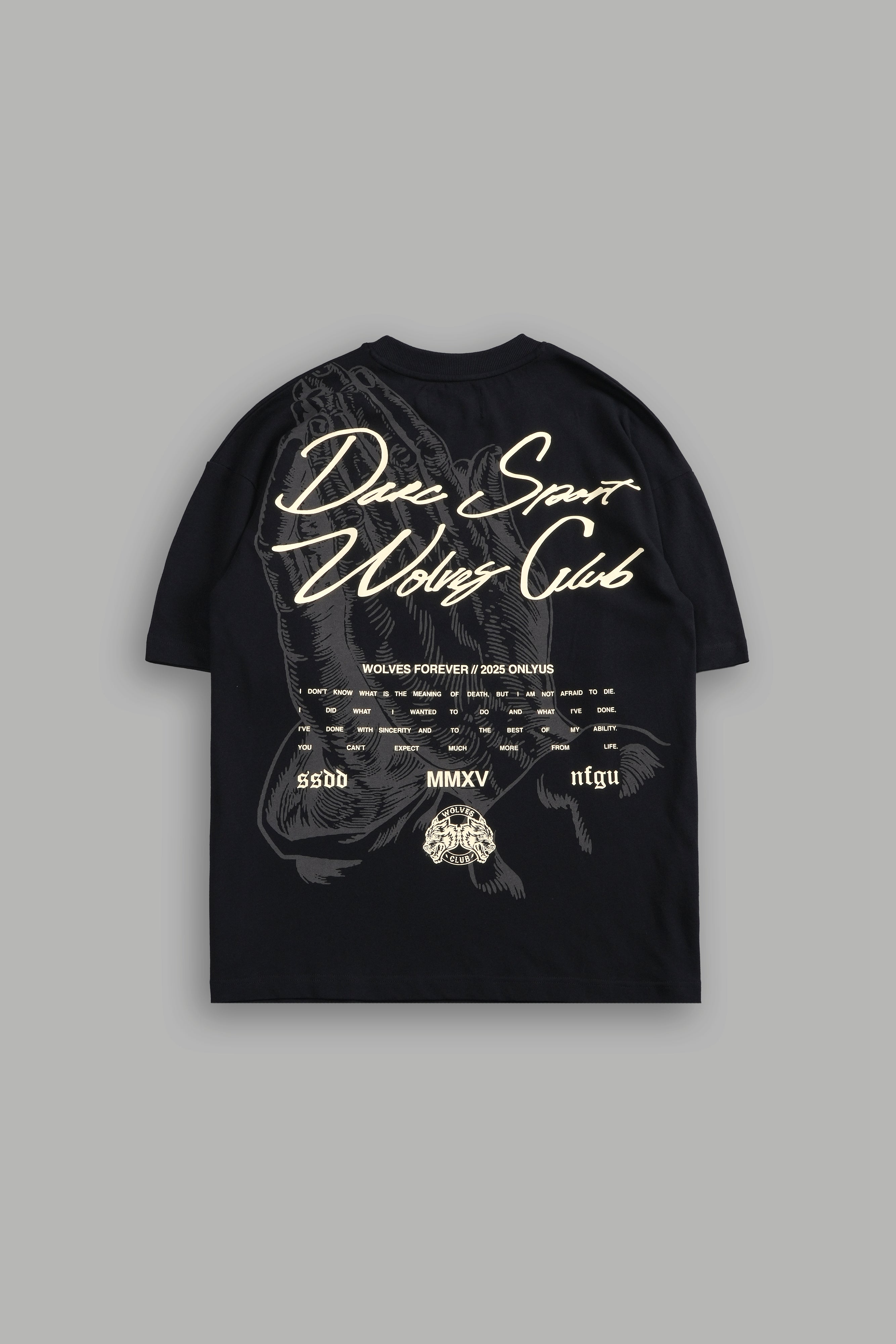 Pray For Wolves "Premium" Pocket Tee in Black