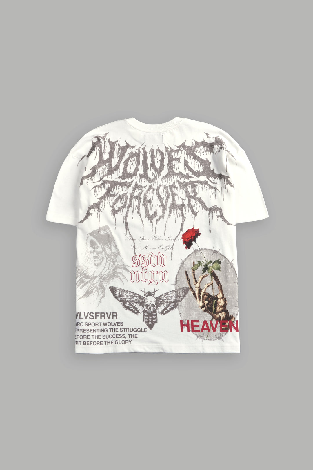 Darc Cherish "Premium" Oversized Tee in Cream