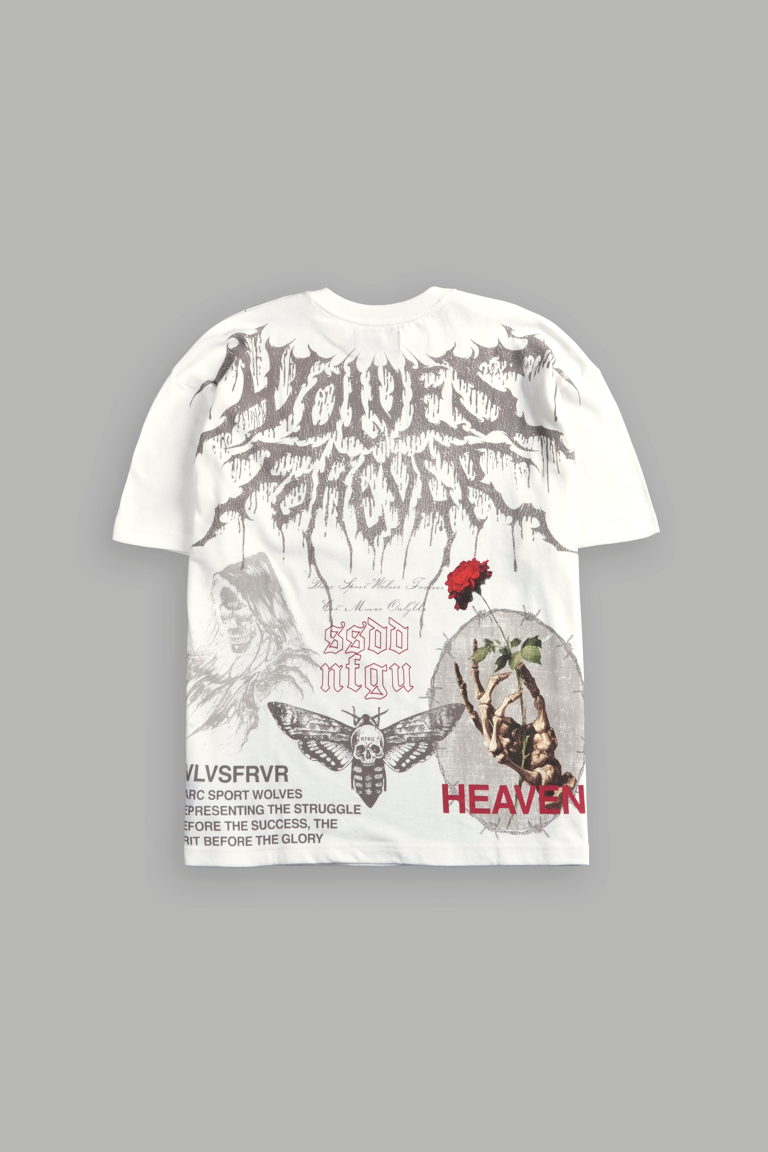 Darc Cherish "Premium" Oversized Tee in Cream