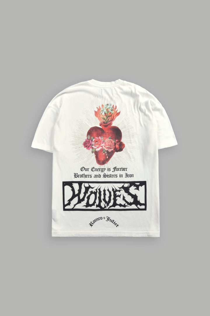 Heart Oath Premium Oversized Tee in Cream