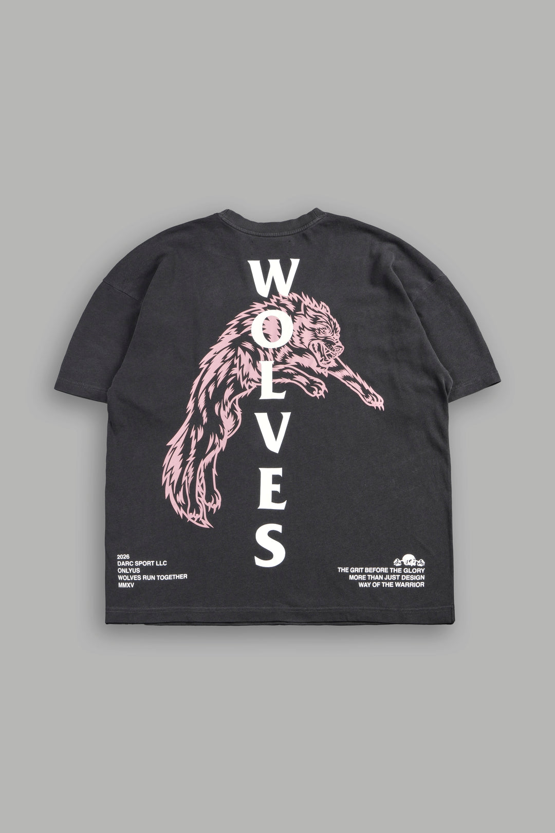 Leap Of Faith V2 Premium Tee In Wolf Gray