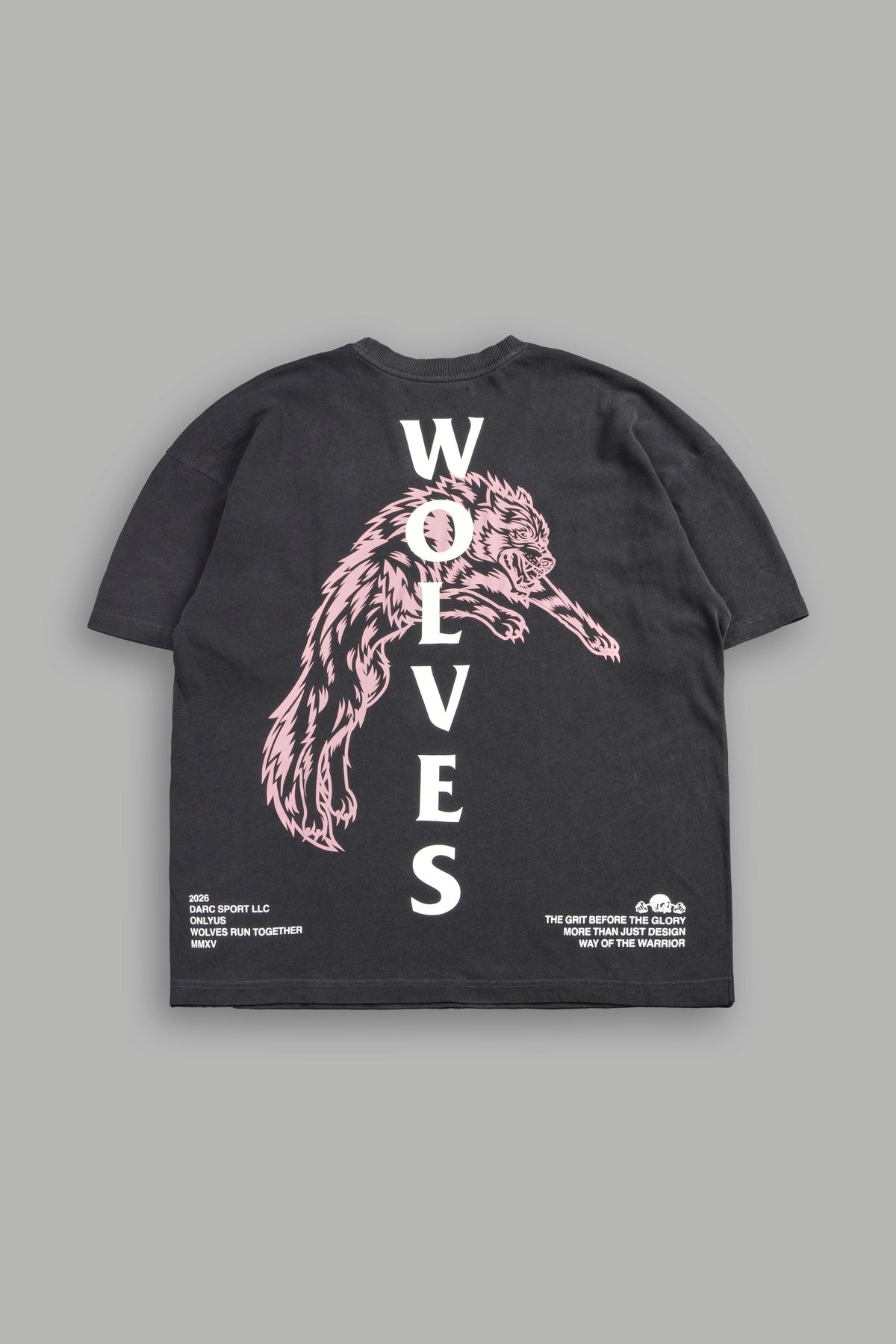 Leap Of Faith V2 Premium Tee In Wolf Gray
