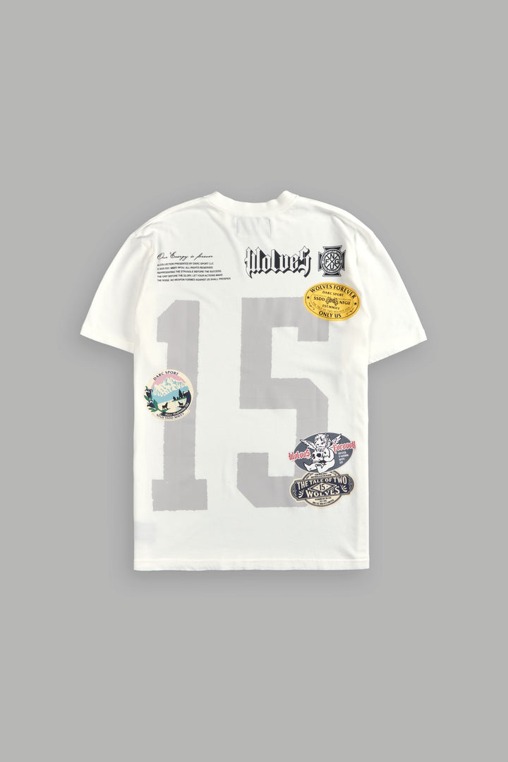 Our Badges "Premium Classic" Tee in Cream