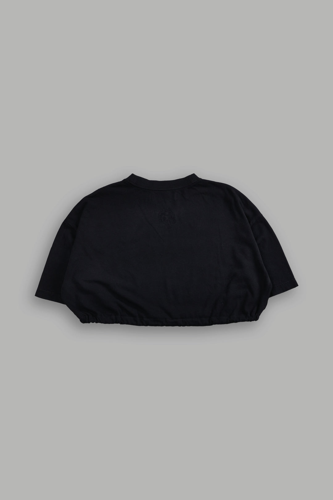 Forged From Iron Bungee Cropped Tee in Black Horizon Sun Fade