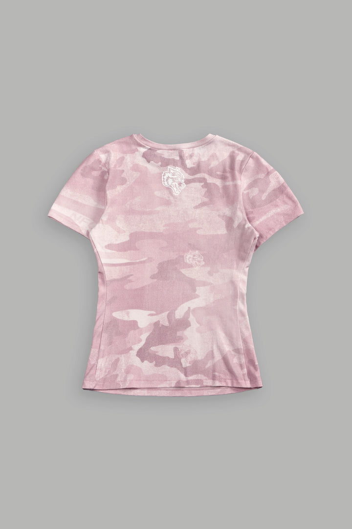Cherub NFGU "Eden" S/S Tee in Blush Vintage Woodland Camo