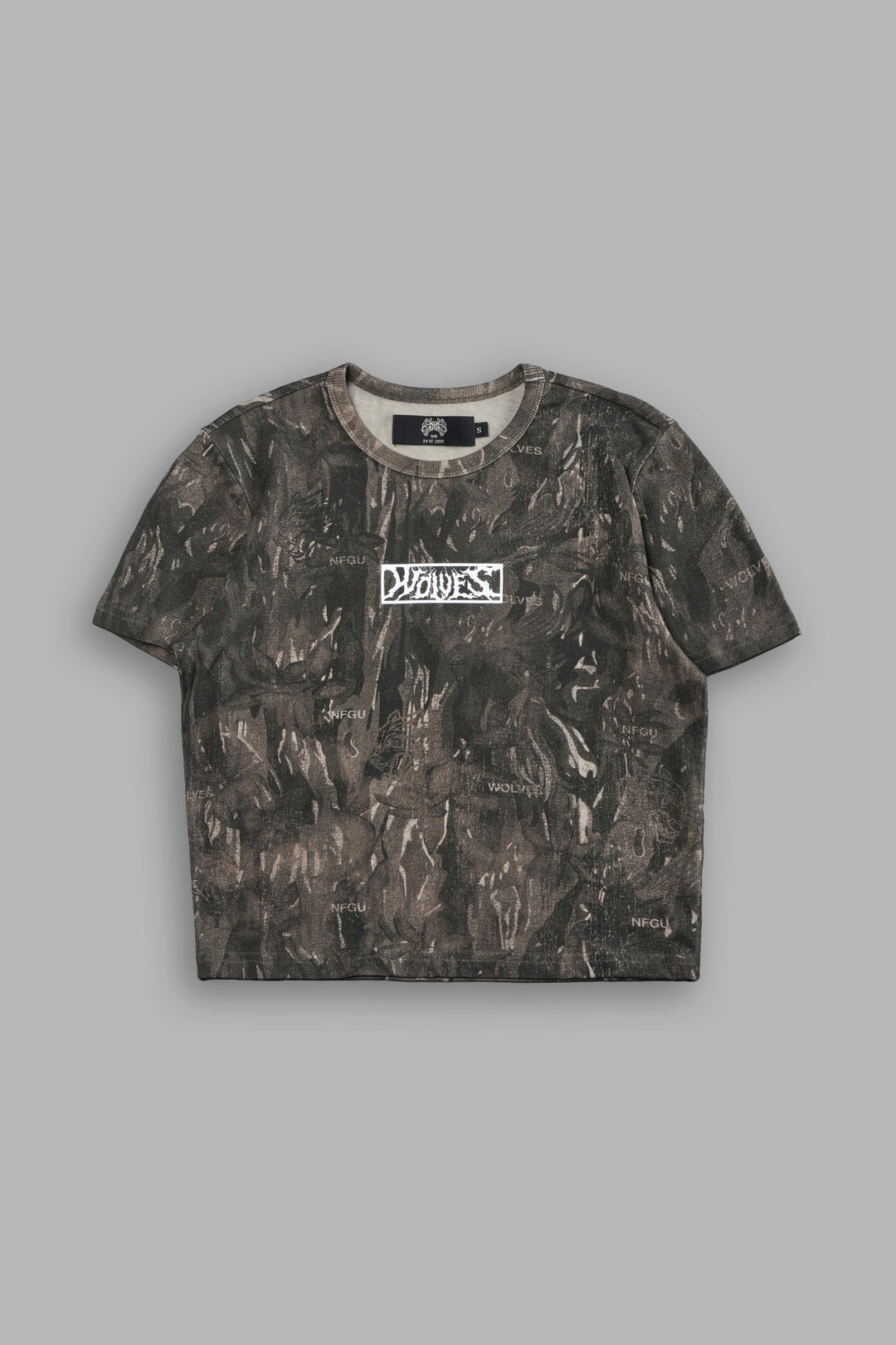 Midnight Wolves "Timeless" Tee in Vintage Norse Camo