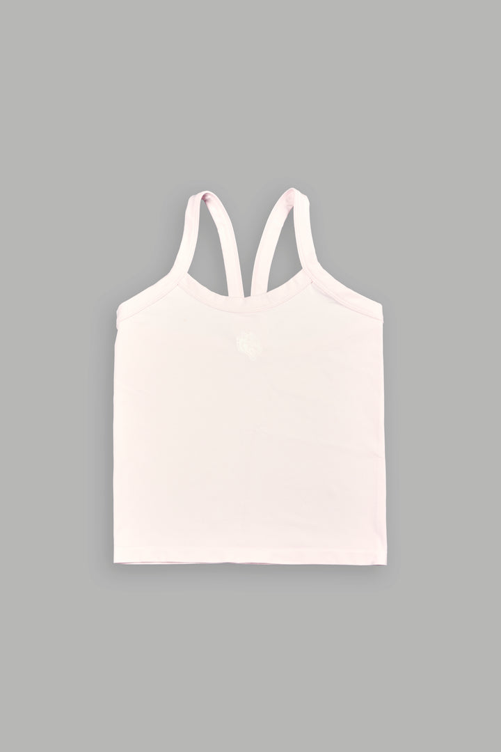 Wolf Head Hannah Long Soft Seamless Tank In Blush Pink