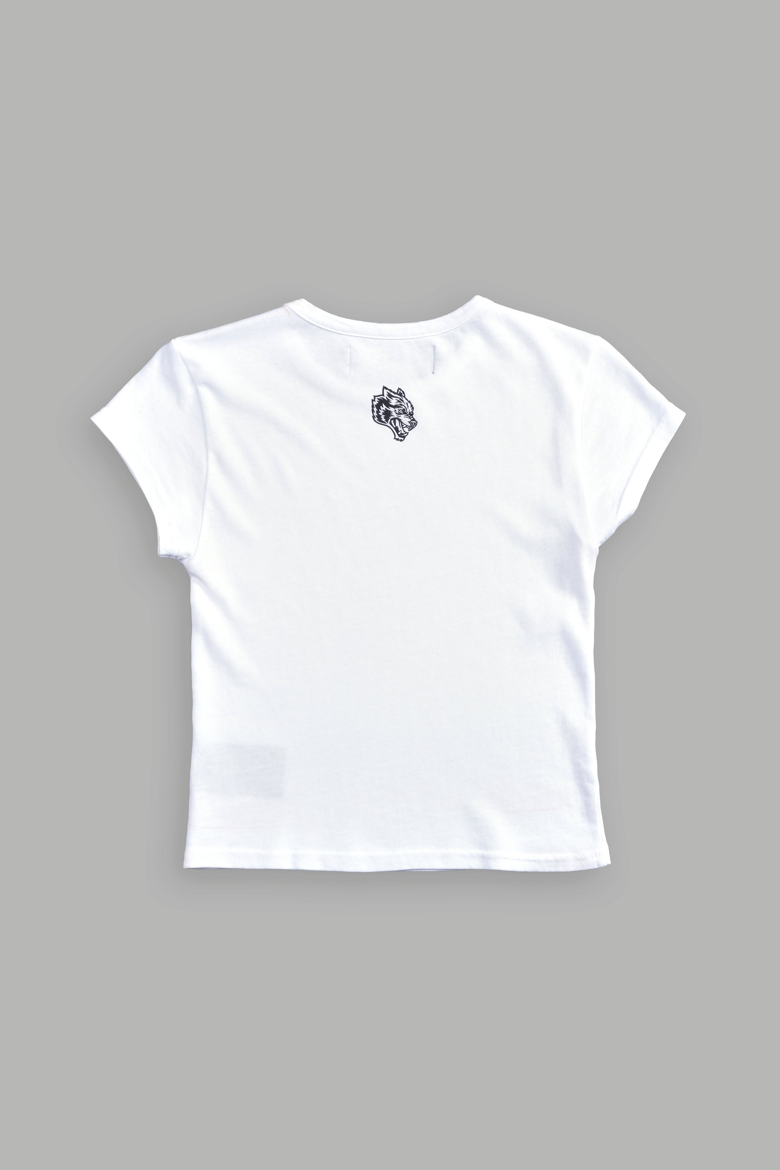 SSDDNFGU Wolf "Baby" Tee in White