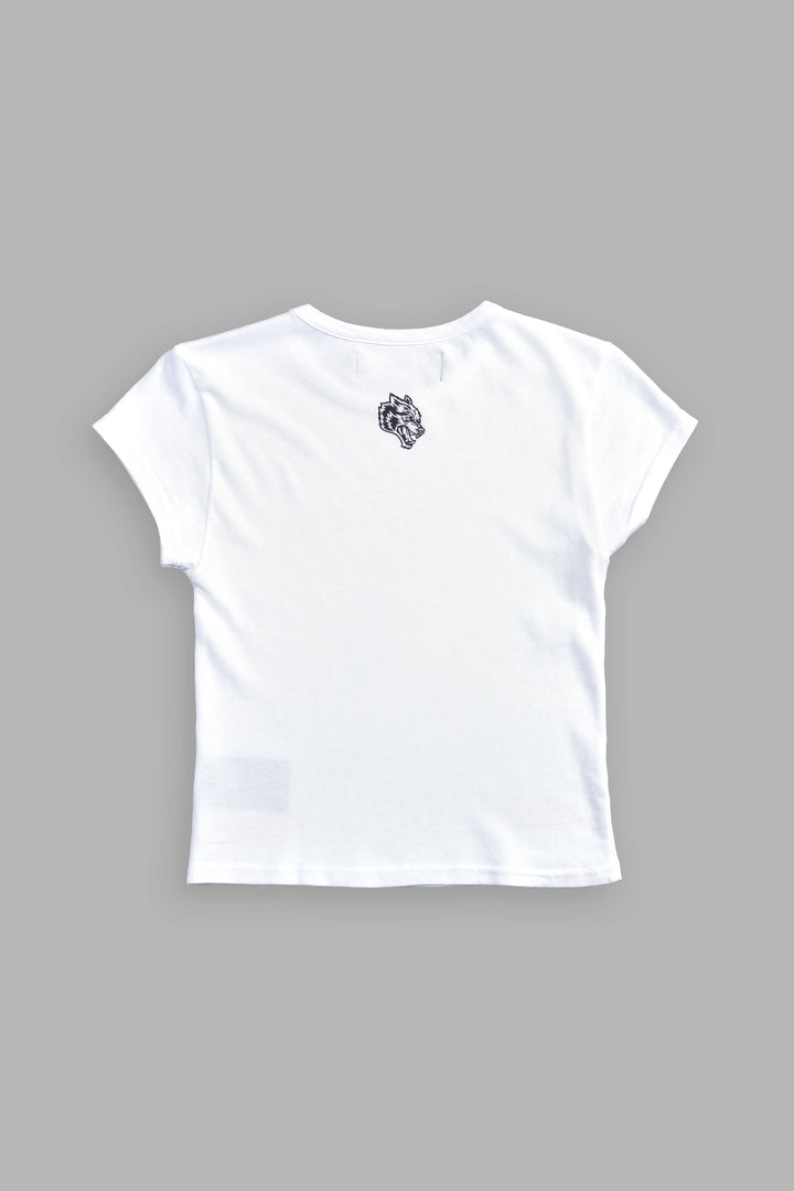 SSDDNFGU Wolf "Baby" Tee in White