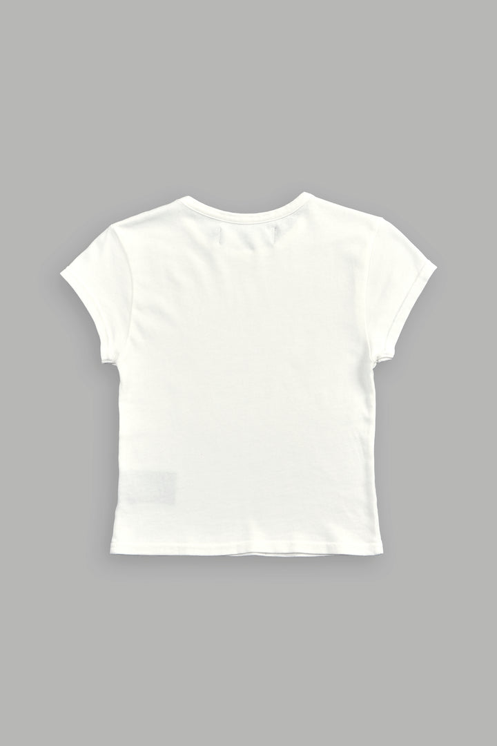 She Warrior "Baby" Tee in Cream