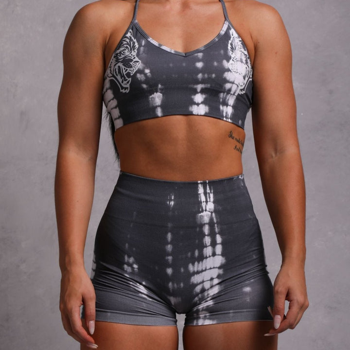 Wolves Forever Seamless Everson "Training" Shorts in Wolf Gray Serpent