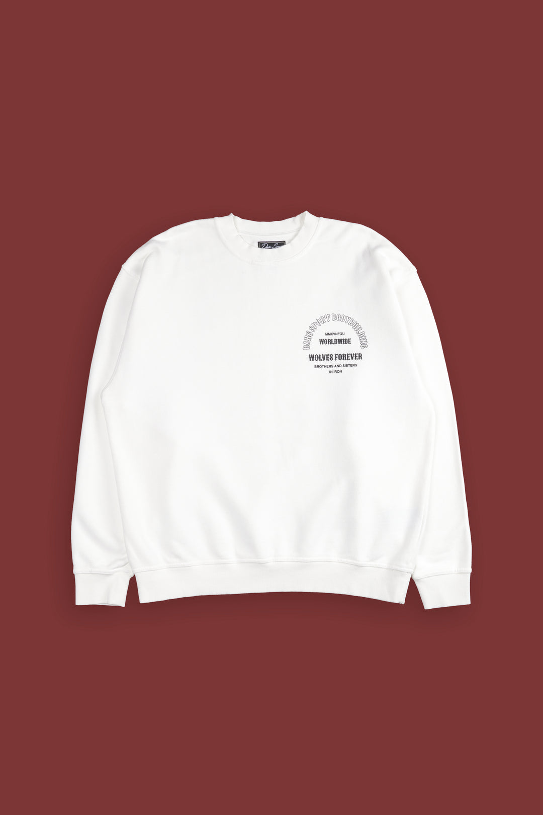 The One You Feed "Vintage London" Crewneck in Cream