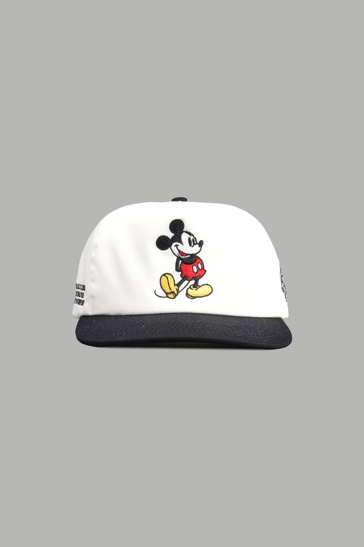 Mickey Forever Vintage 5 Panel in Cream/Black