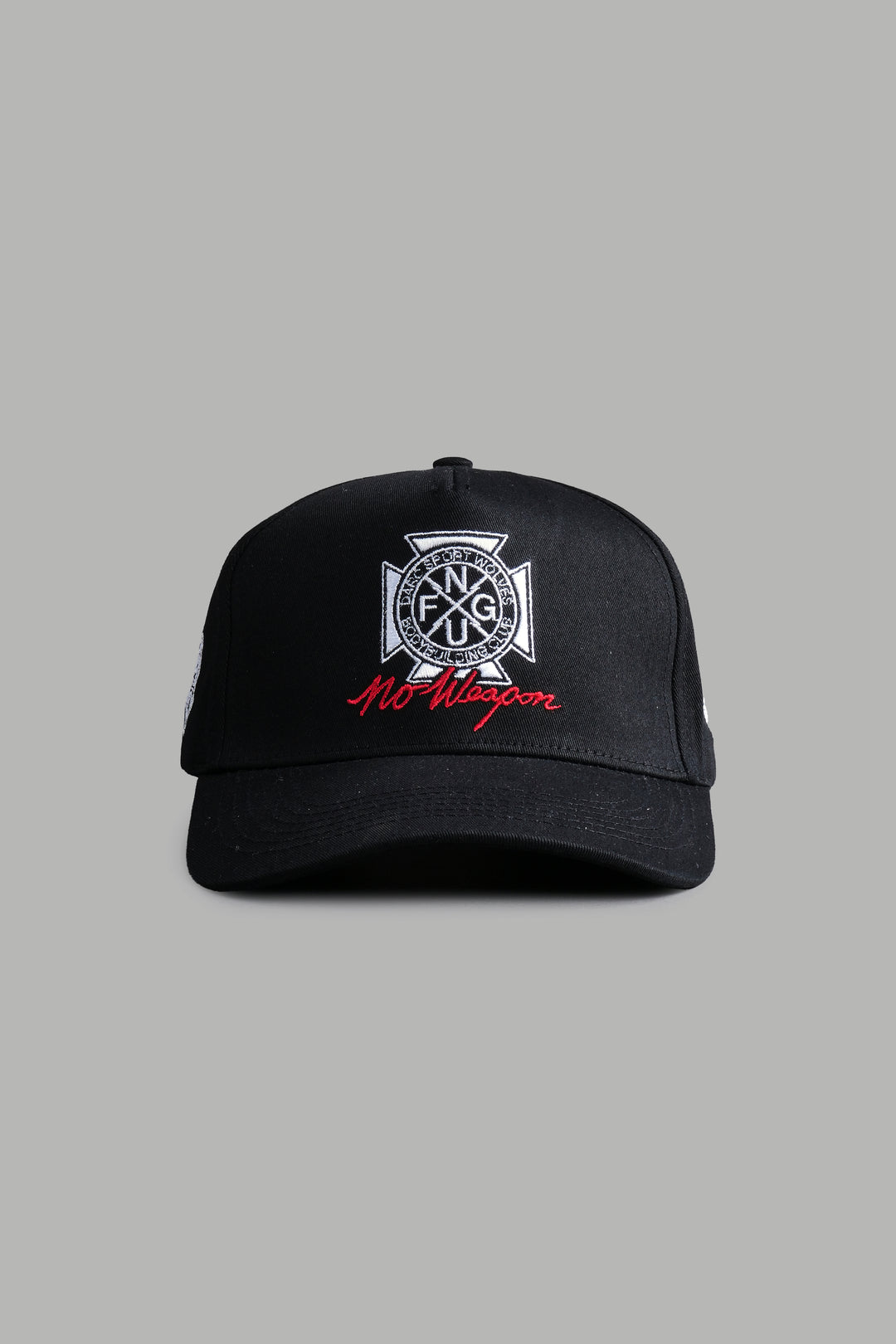 No Weapon 5 Panel Hat in Black