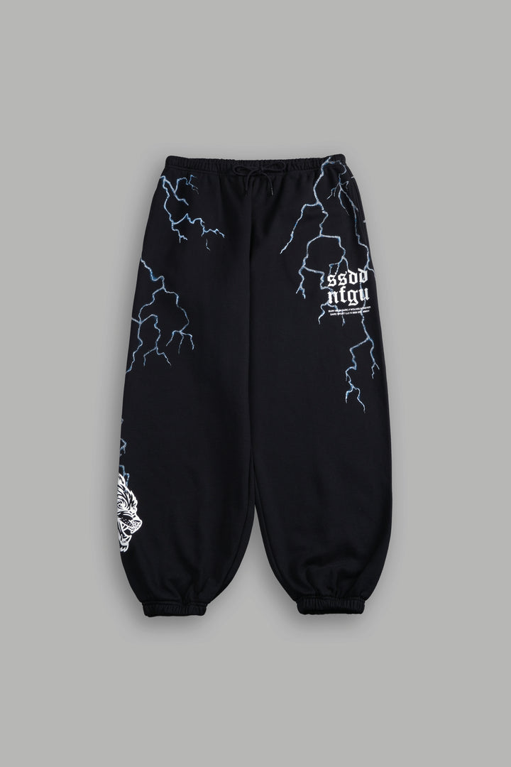 Darc Storm Lounger Sweat Pants in Black