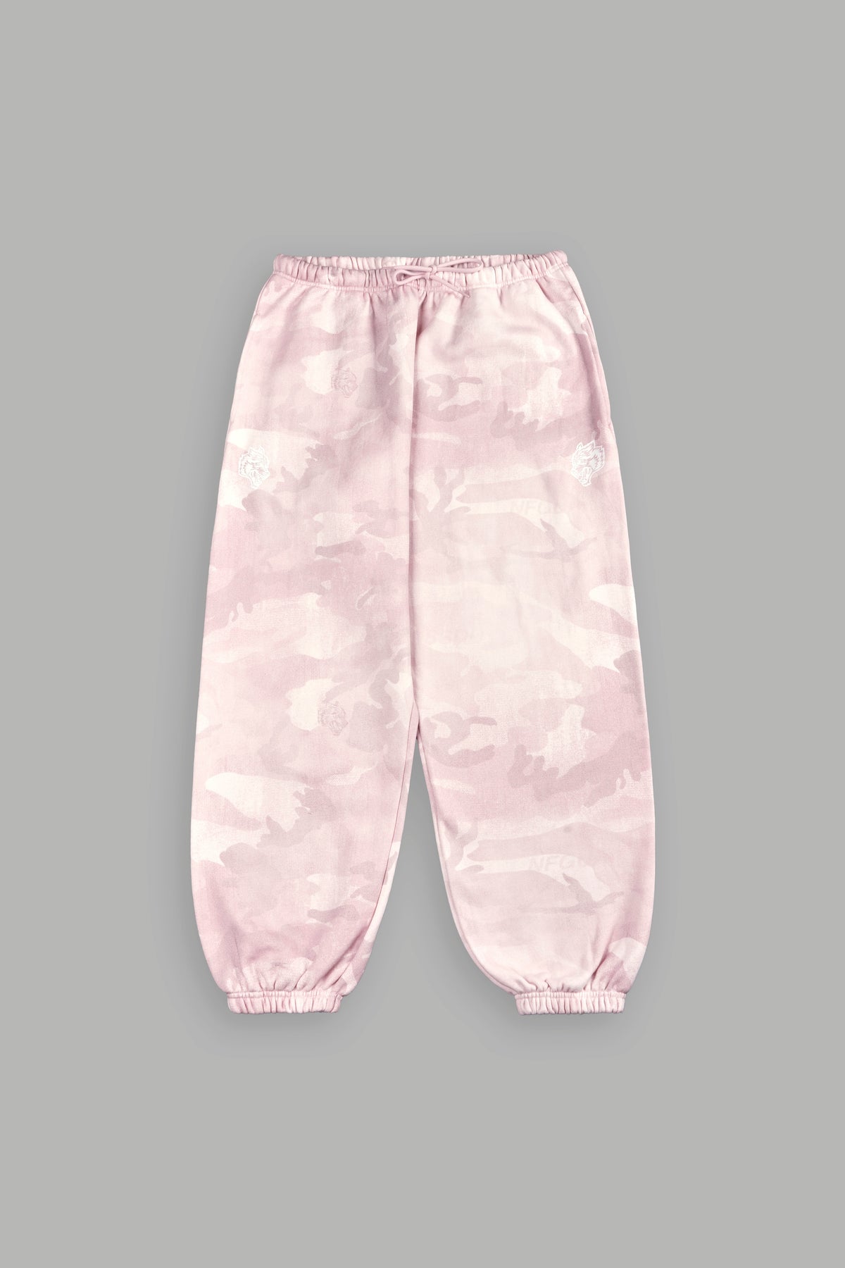 Dual Lightweight Lounger Sweat Pants In Blush Vintage Woodland Camo