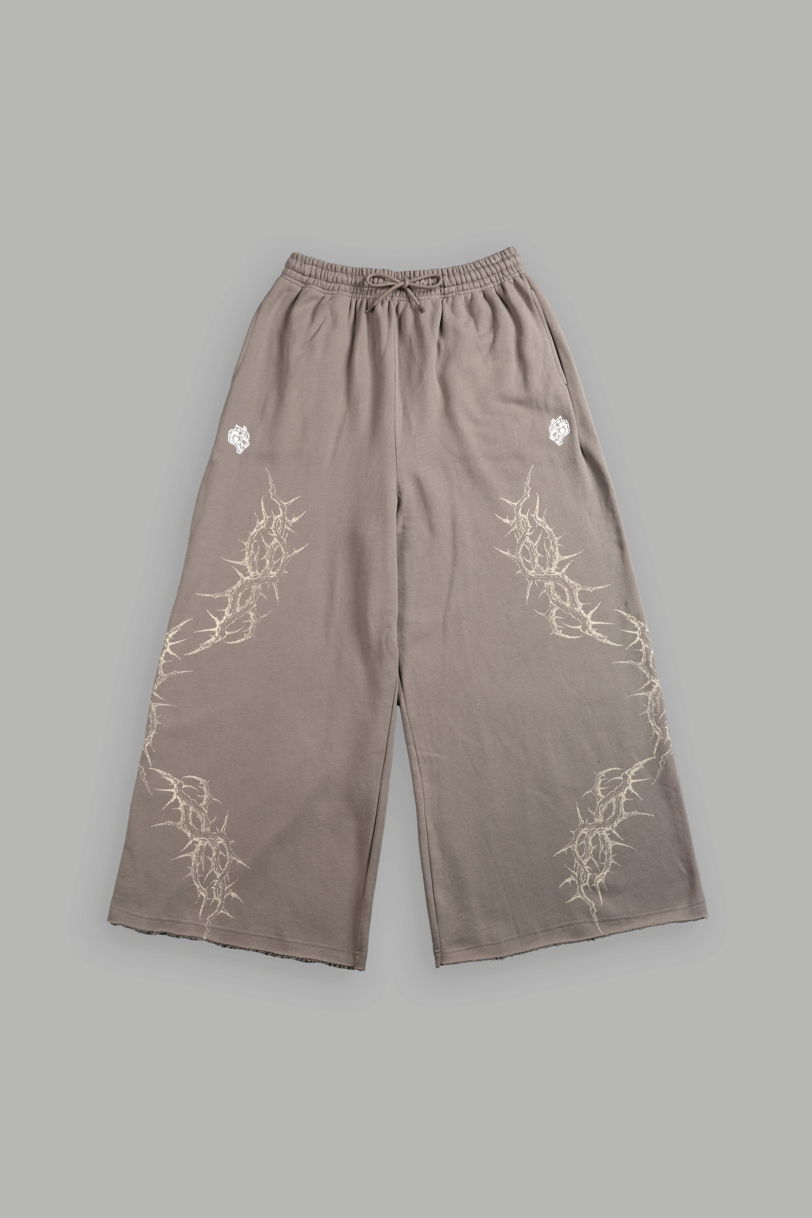 Thorns Oversized Omen Sweat Pants in Taupe