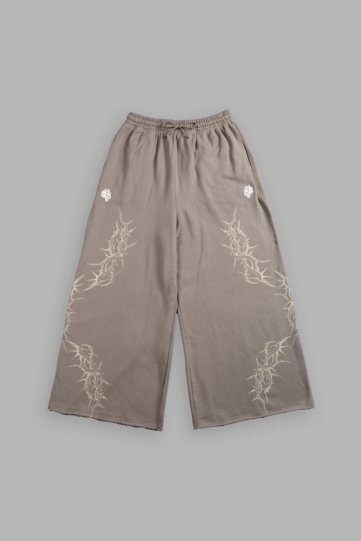 Thorns Oversized Omen Sweat Pants in Taupe