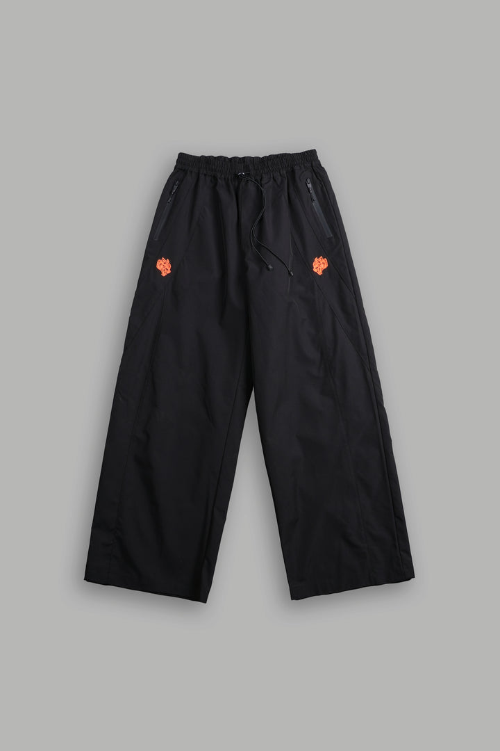 Dual Brolic Track Pants in Black