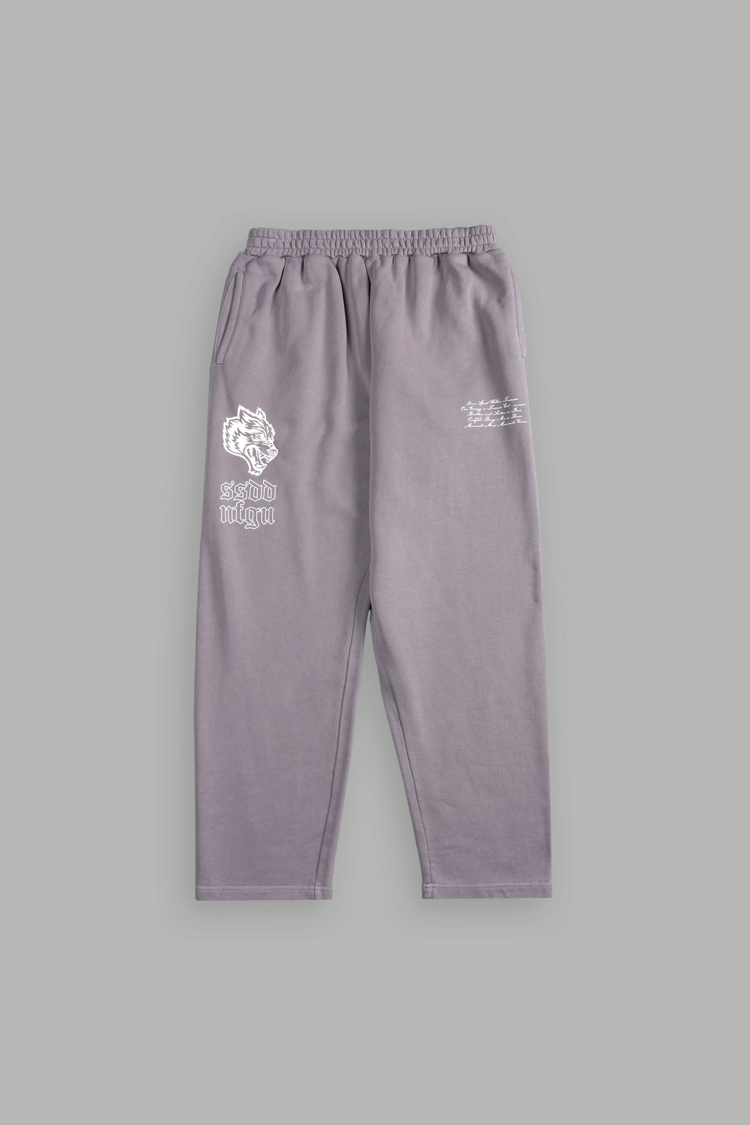 Wolves NFGU Kumite V2 Sweat Pants in Pale Gray