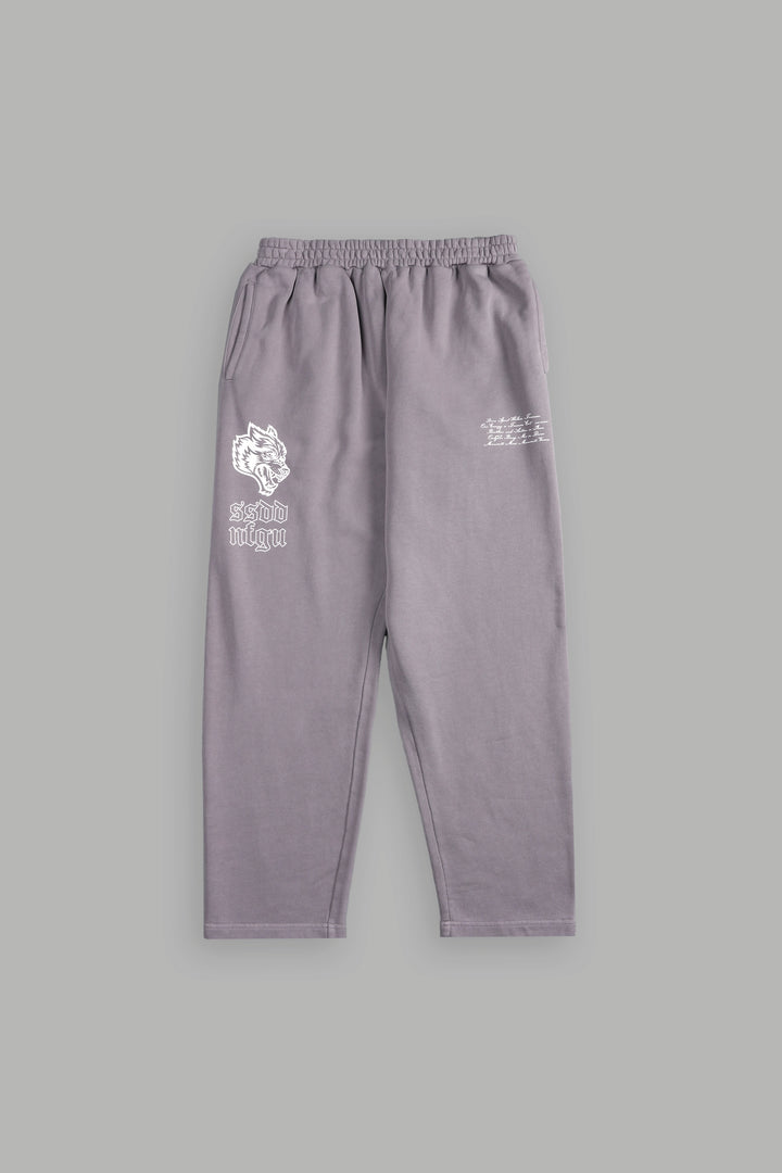 Wolves NFGU Kumite V2 Sweat Pants in Pale Gray