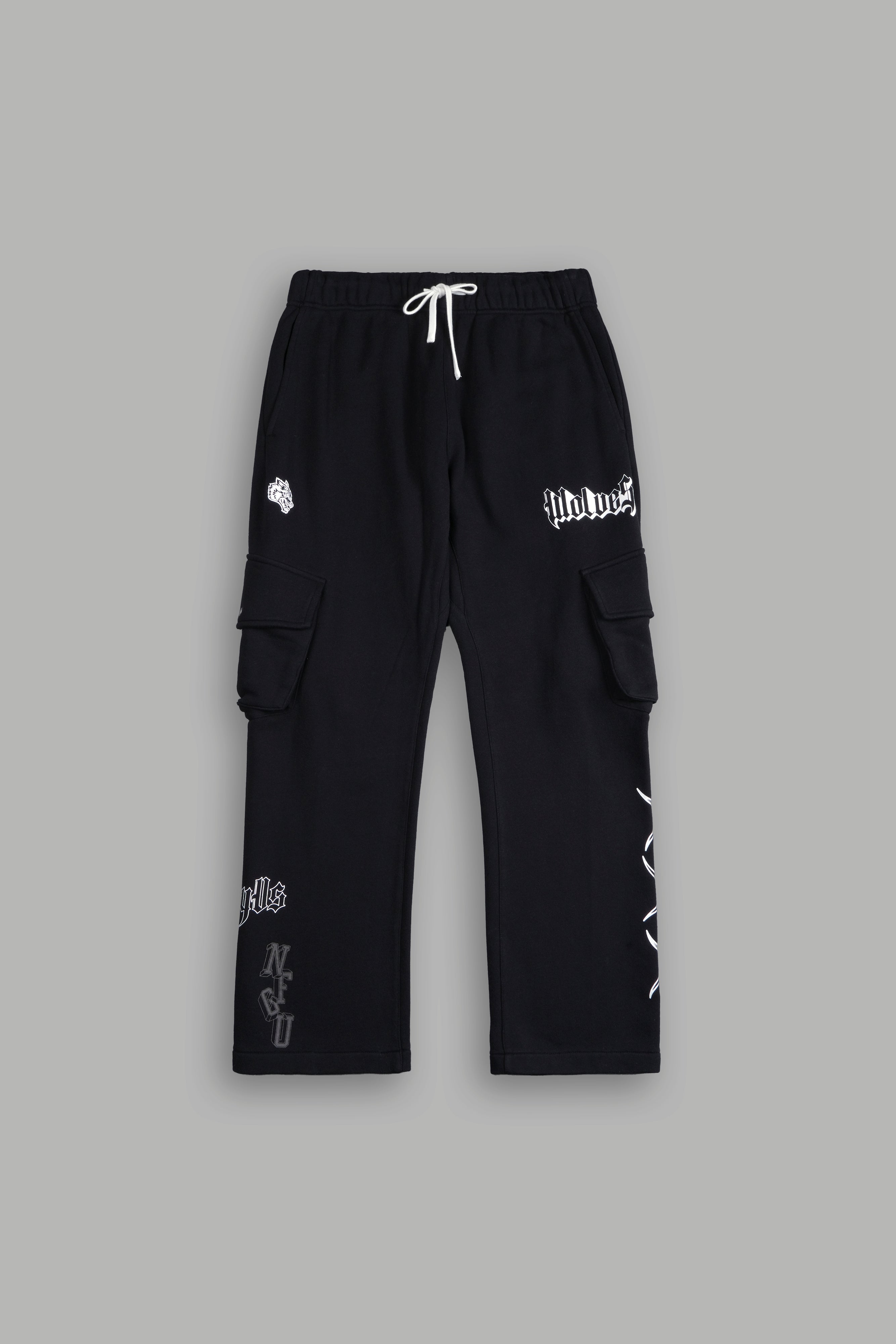 You'll Know It Bigelow Cargo Sweat Pants in Black